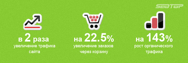 Інтернет магазин побутової техніки - зростання органічного трафіку на 143%